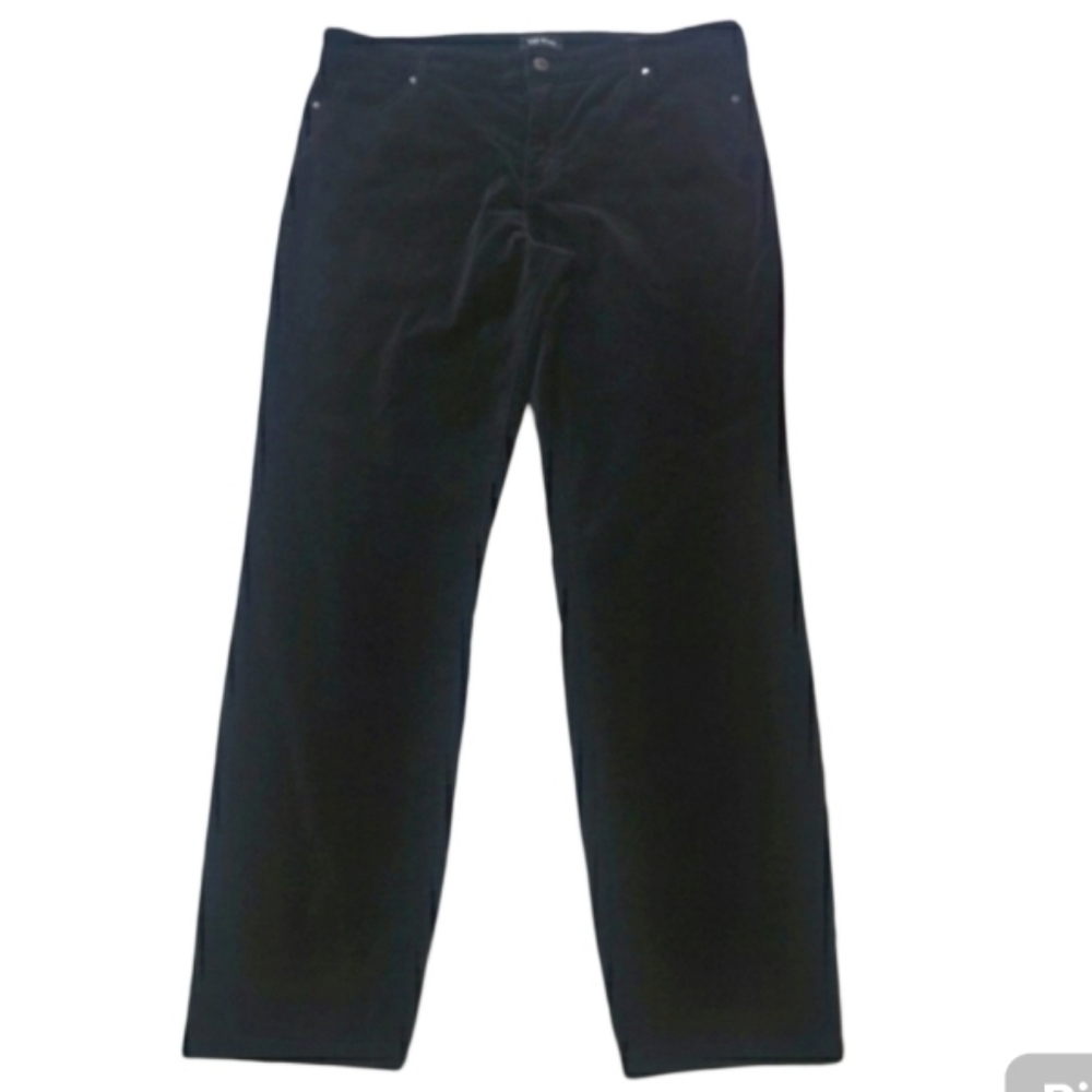 Black Velvet Trousers By Well Worn.